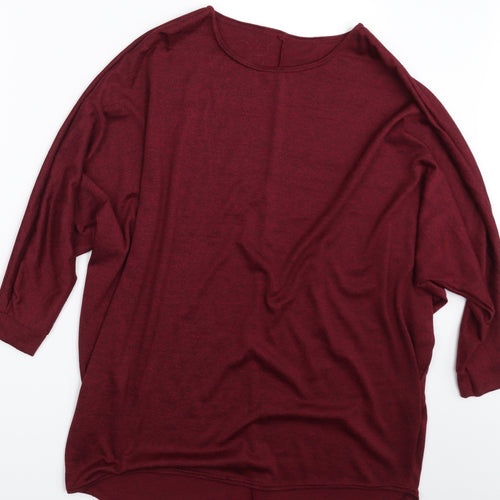 Preworn Womens Purple   Pullover Sweatshirt One Size