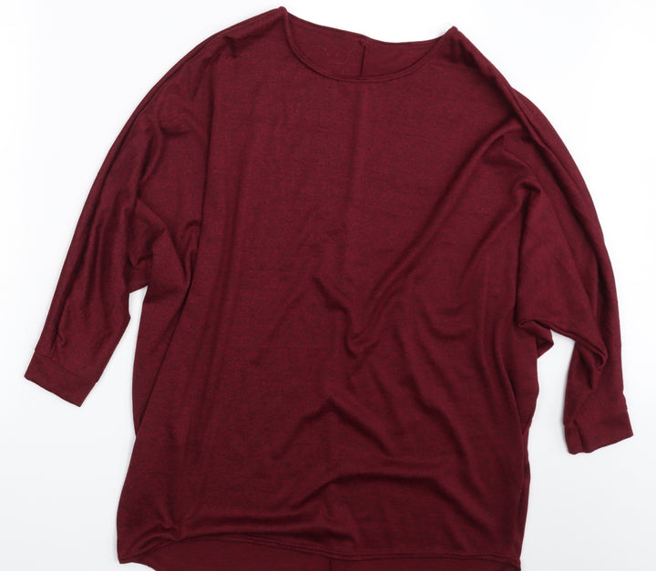Preworn Womens Purple Pullover Sweatshirt One Size