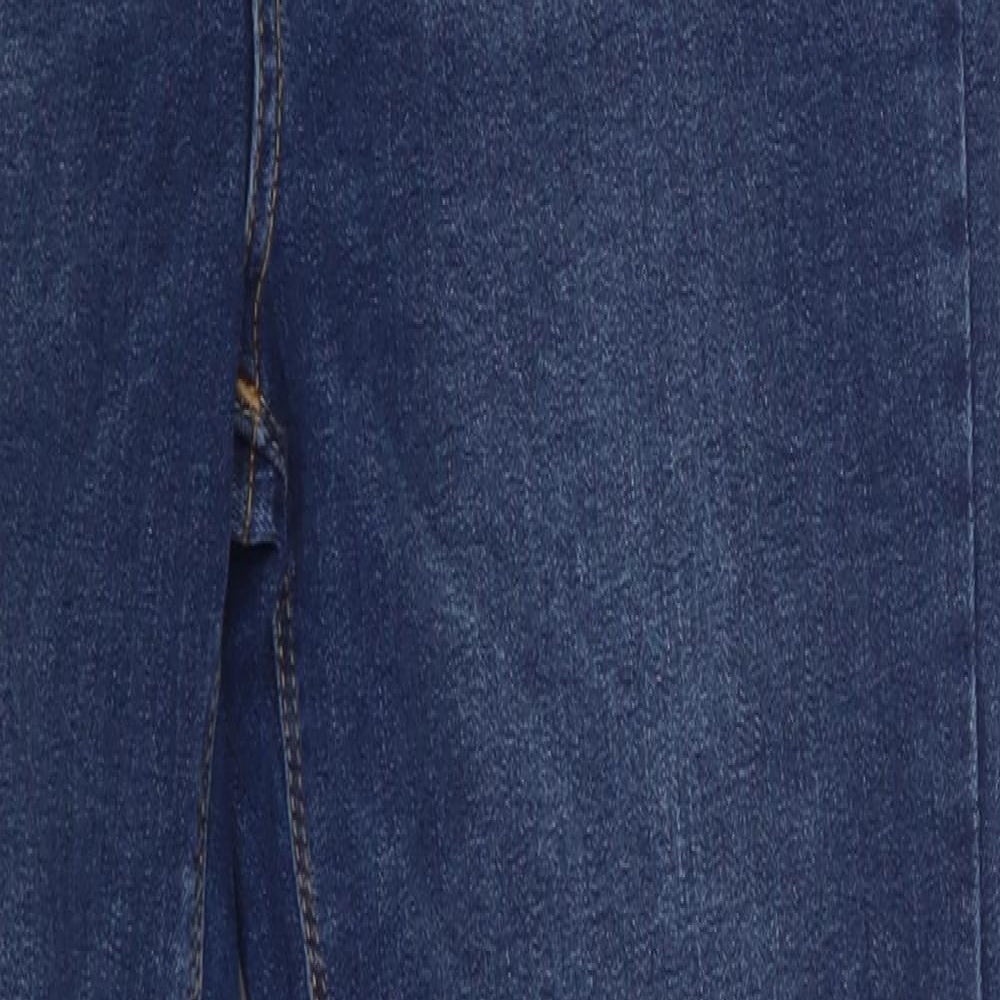 Denim & Co. Womens Blue  Denim Skinny Jeans Size 14 L28 in