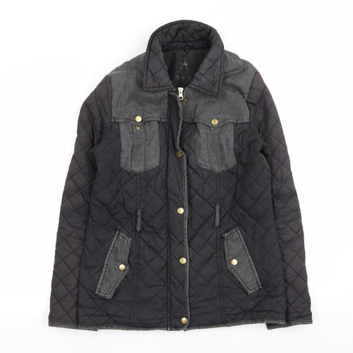 Primark Womens Black   Jacket Coat Size 10