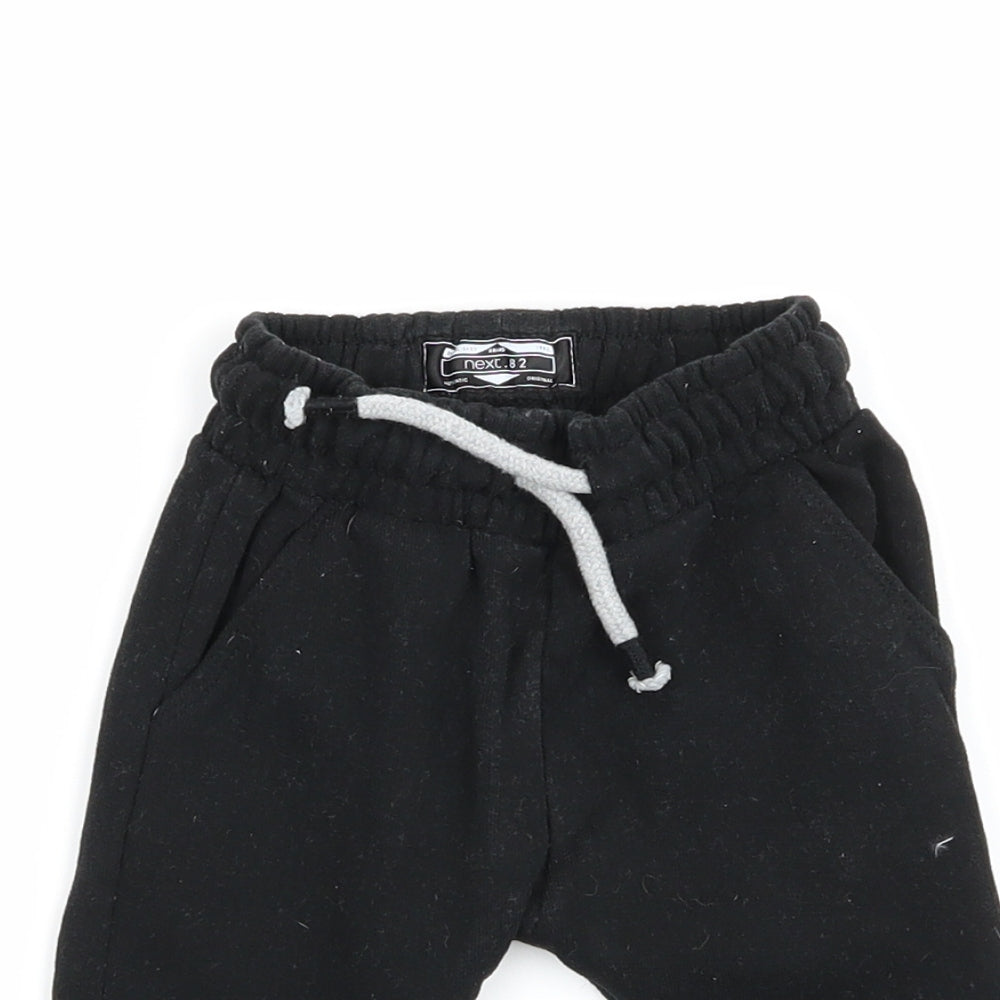 NEXT Boys Black   Jogger Trousers Size 3-6 Months