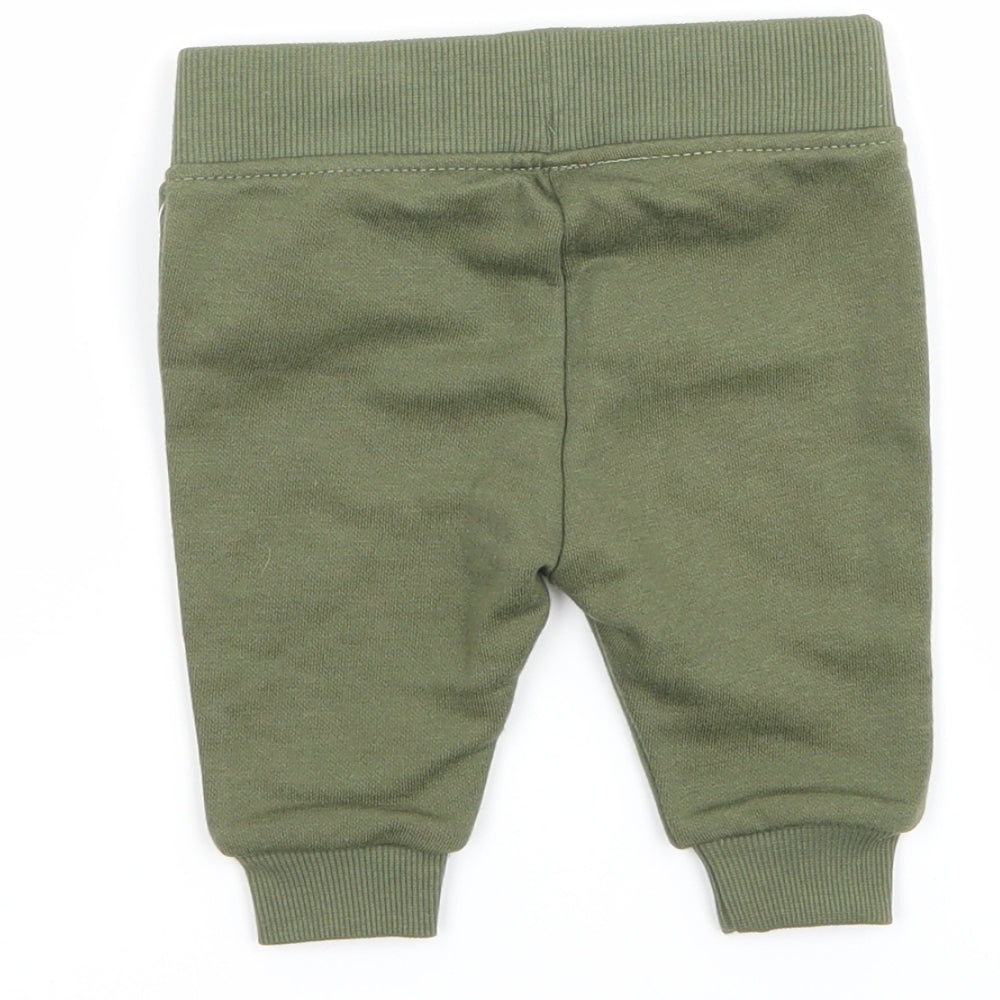 Primark Boys Green   Jogger Trousers Size 0-3 Months