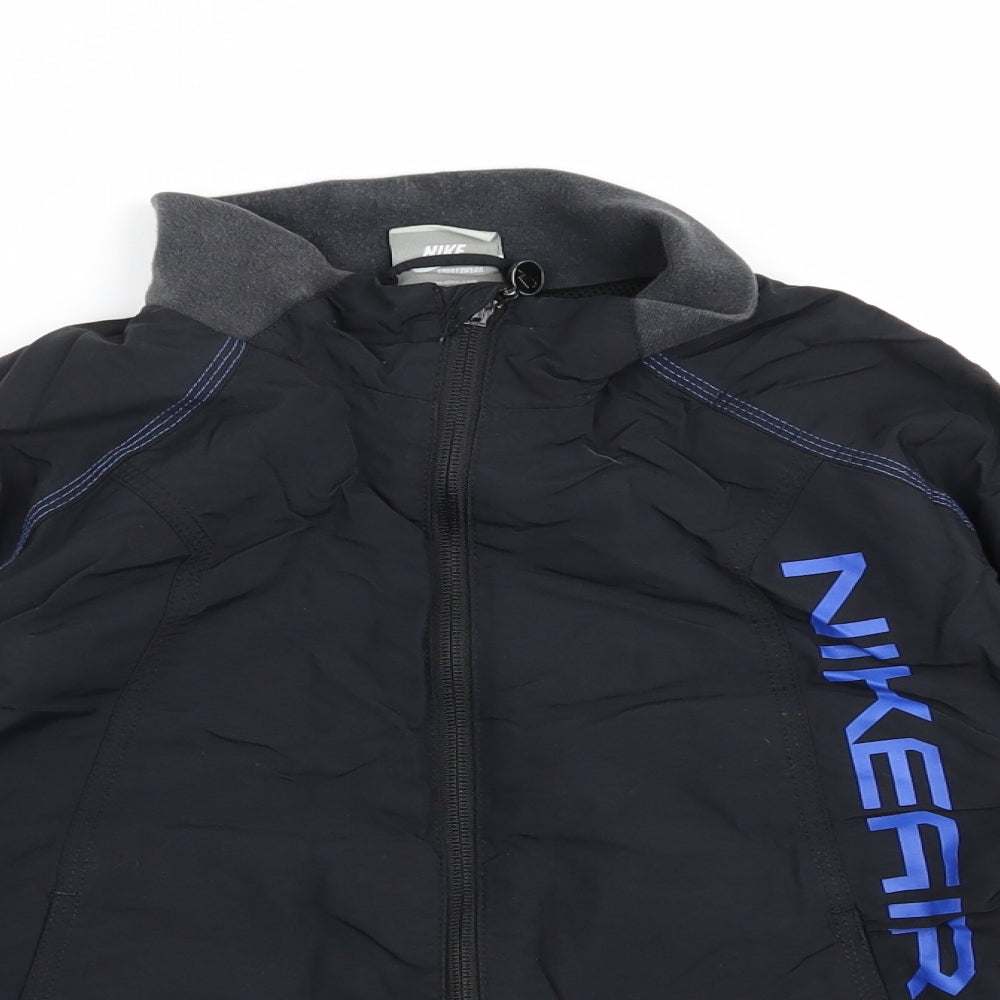 Nike Boys Black   Full Zip Jumper Size 8-9 Years  - size 8-10
