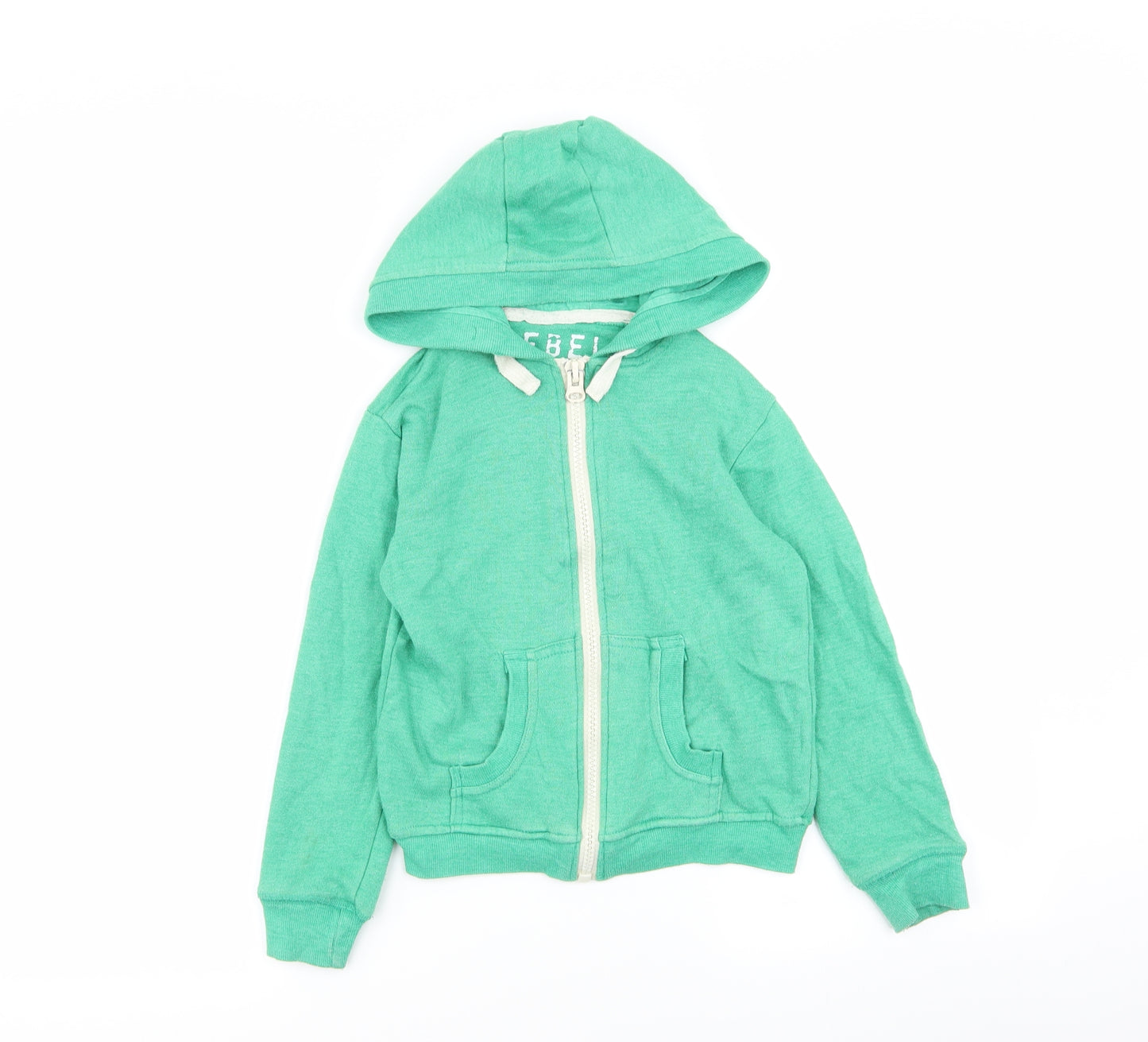 Rebel Boys Green   Full Zip Jumper Size 7-8 Years