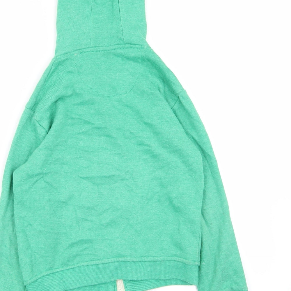 Rebel Boys Green   Full Zip Jumper Size 7-8 Years