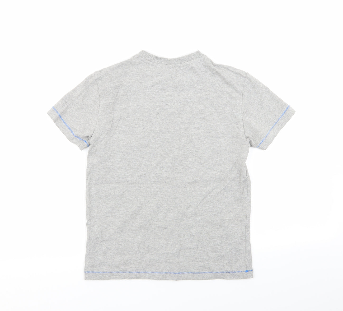 Newcastle United Boys Grey   Basic T-Shirt Size 9-10 Years