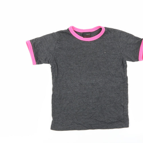 NEXT Girls Grey   Basic T-Shirt Size 3 Years