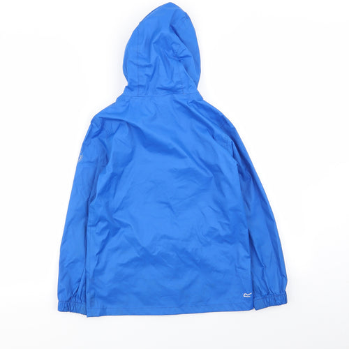 Regatta Boys Blue   Rain Coat Coat Size 7-8 Years