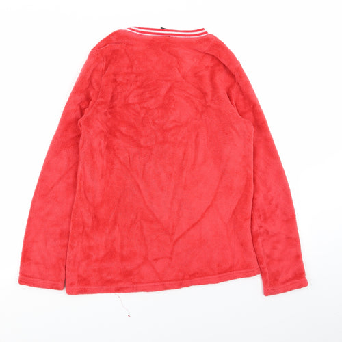 Primark Womens Red Solid  Top Pyjama Top Size 6