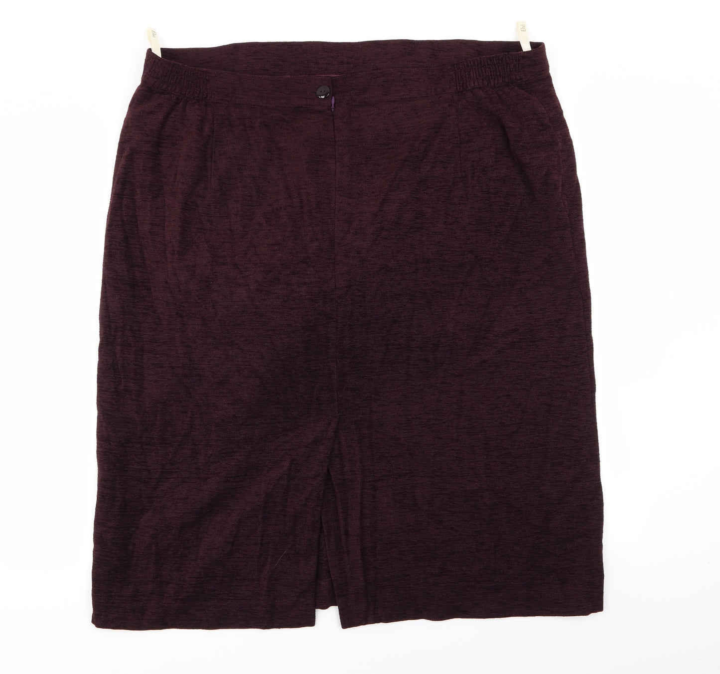 ELVI Womens Purple   Flare Skirt Size 26