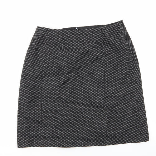 John Lewis Womens Grey   Mini Skirt Size 10
