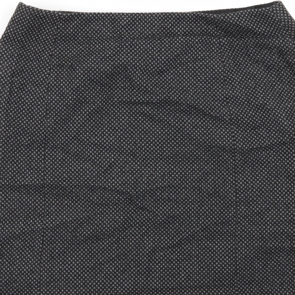John Lewis Womens Grey   Mini Skirt Size 10