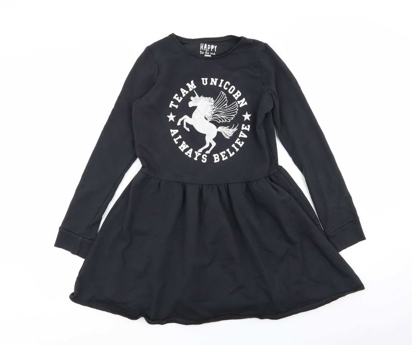 F&F Girls Grey   Jumper Dress  Size 13-14 Years