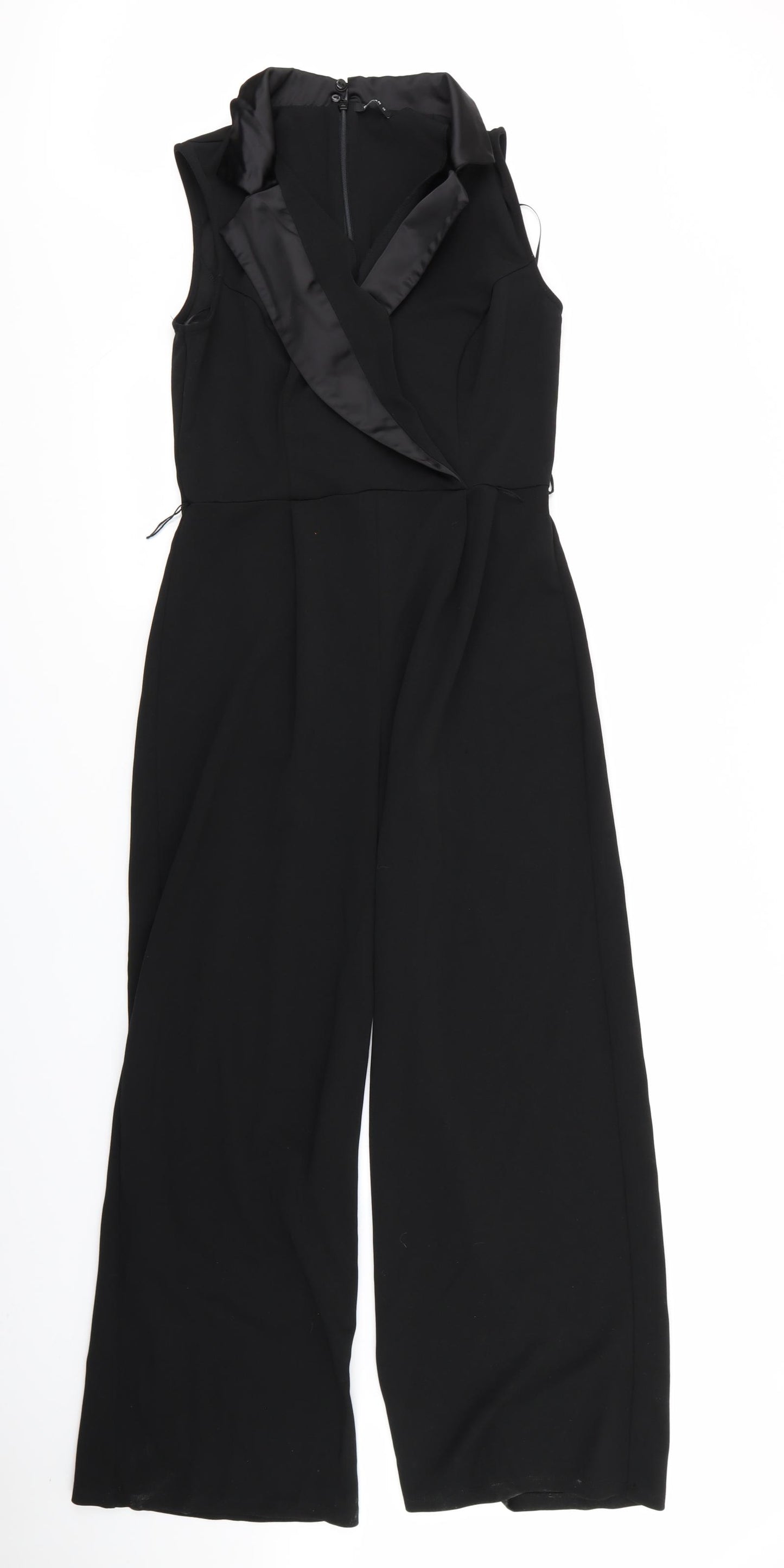 Roman Womens Black   Jumpsuit One-Piece Size 10