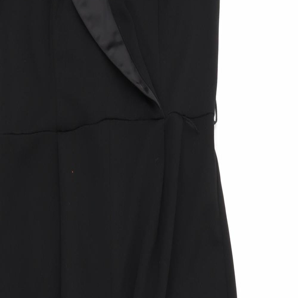 Roman Womens Black   Jumpsuit One-Piece Size 10