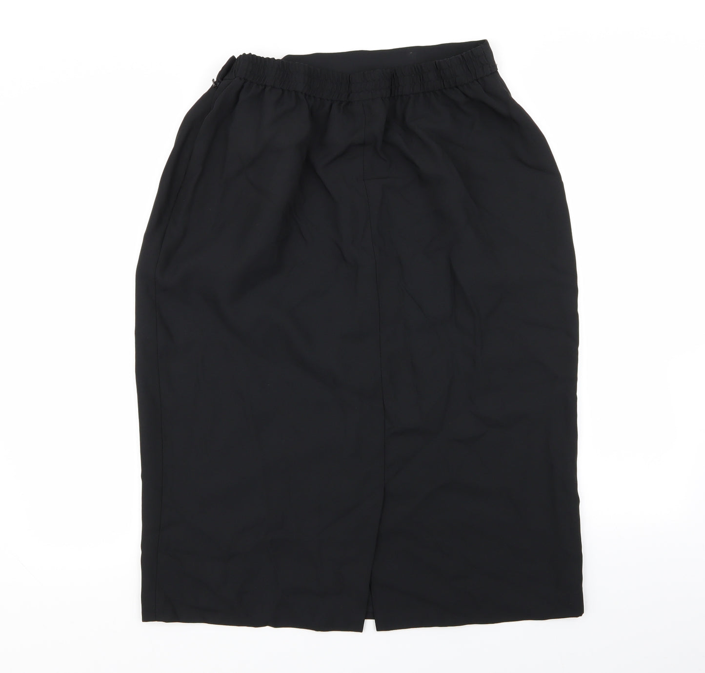 Ann Harvey Womens Black   A-Line Skirt Size 10  - Stretch waistband