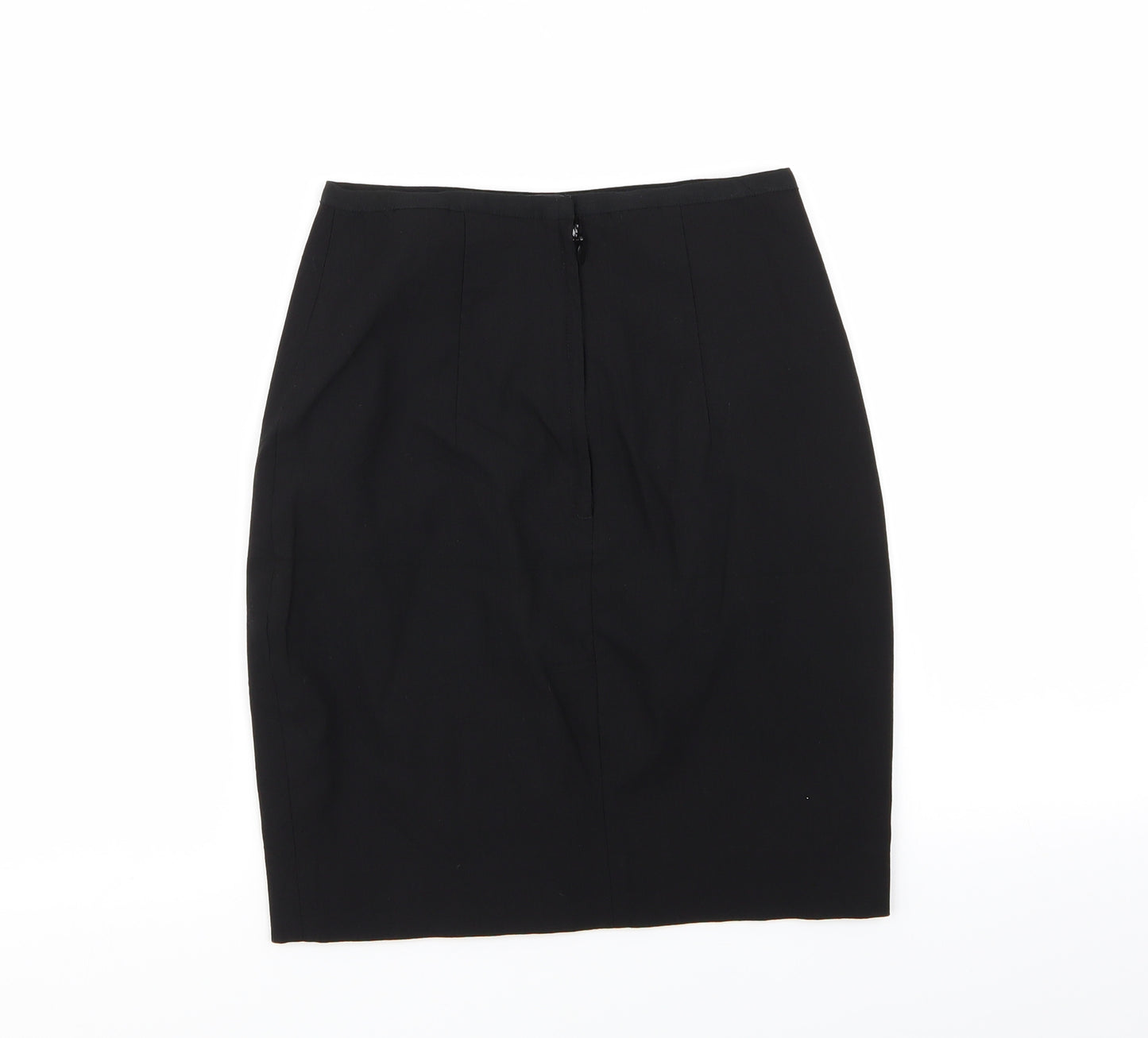 H&M Womens Black Floral  A-Line Skirt Size 6