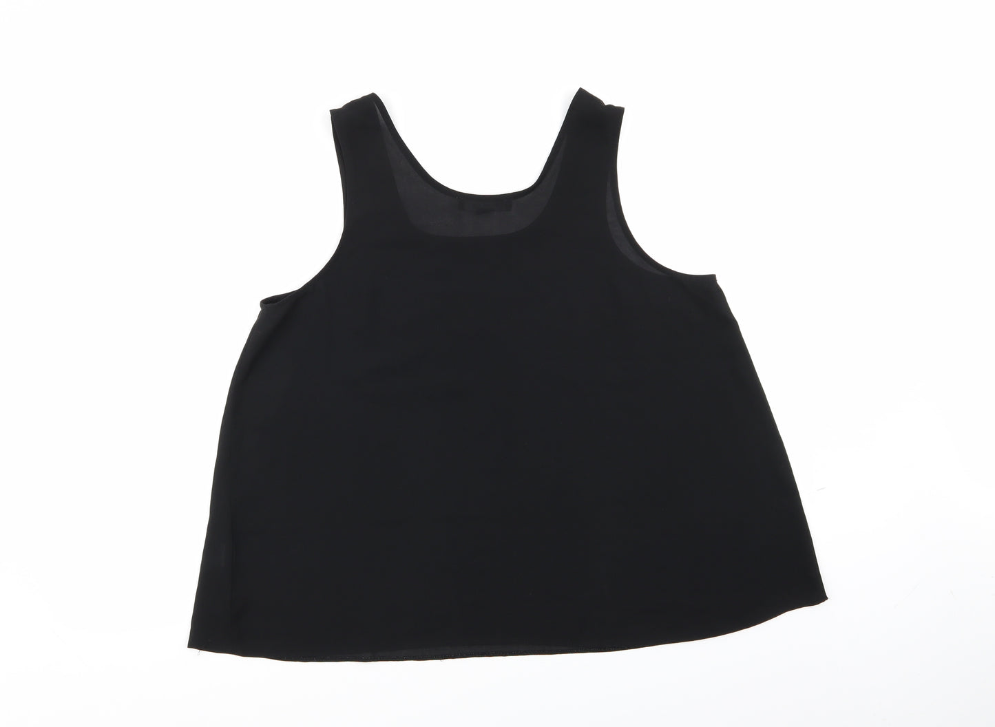 Primark Womens Black   Basic Tank Size 14