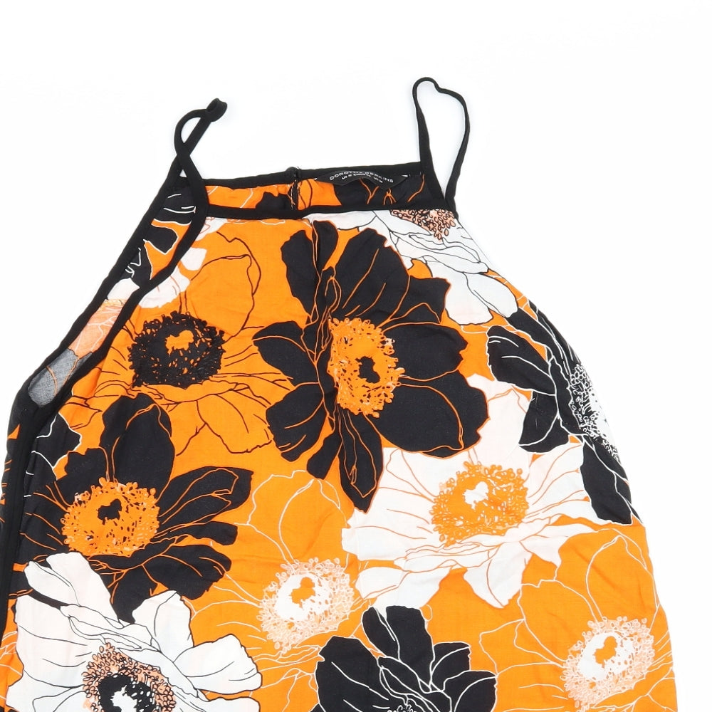 Dorothy Perkins Womens Multicoloured Floral  Basic Tank Size 14