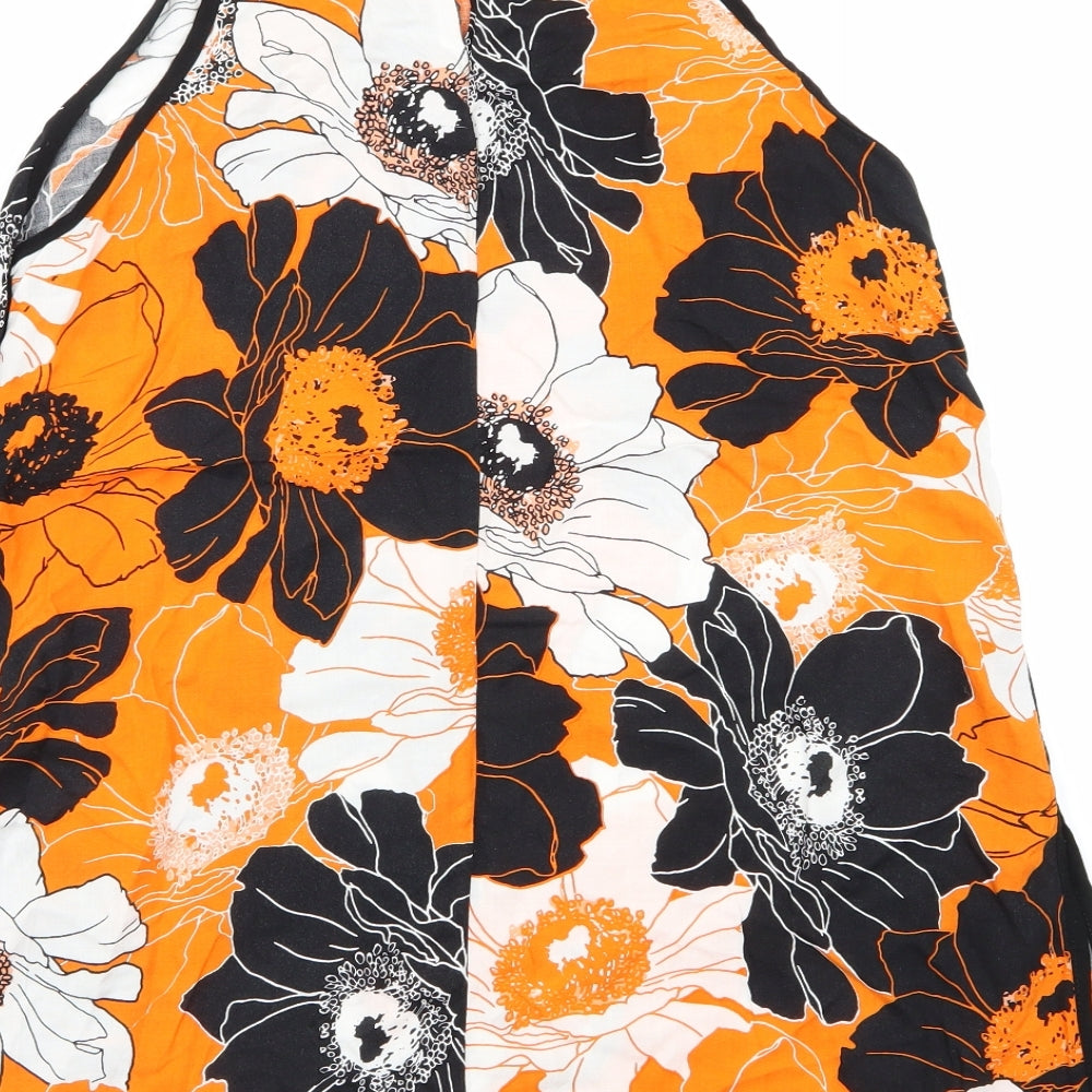 Dorothy Perkins Womens Multicoloured Floral  Basic Tank Size 14