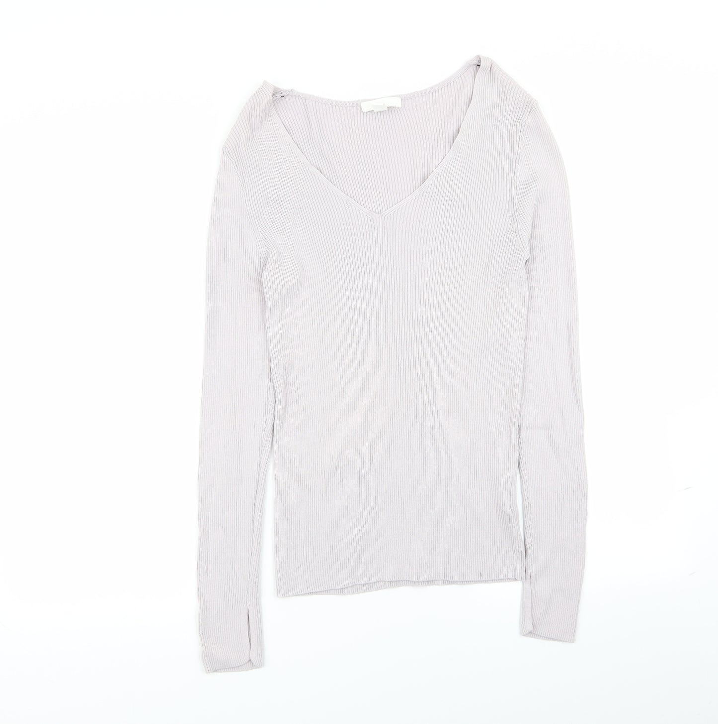 H&M Womens Purple   Basic T-Shirt Size M