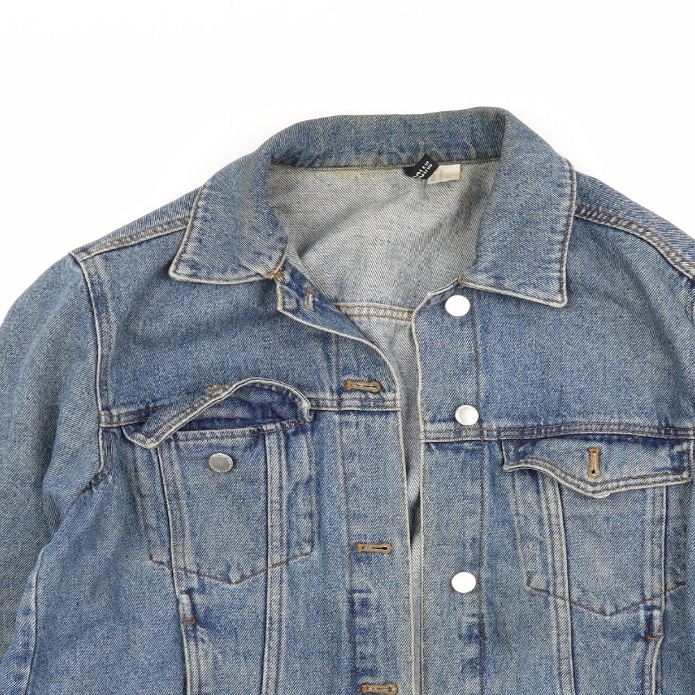 Divided by H&M Womens Black   Jacket  Size 12  - denim jacket