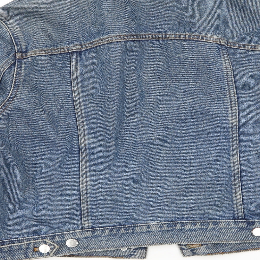 Divided by H&M Womens Black   Jacket  Size 12  - denim jacket