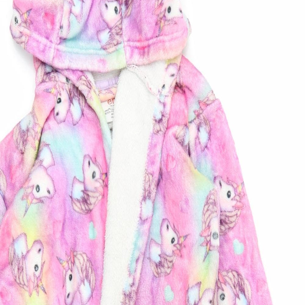 Emoji Girls Multicoloured Geometric  Top Robe Size 7-8 Years