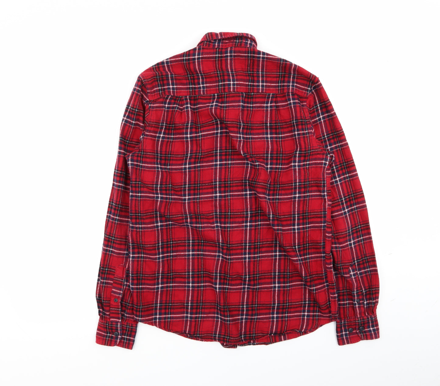 Cedar Wood State Mens Multicoloured Check   Button-Up Size S