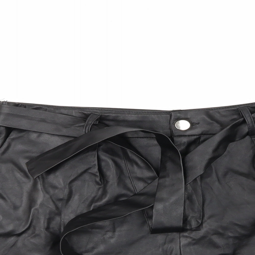 Preworn Womens Black   Hot Pants Shorts Size XL