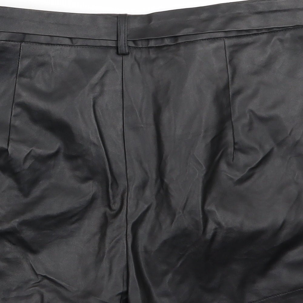 Preworn Womens Black   Hot Pants Shorts Size XL