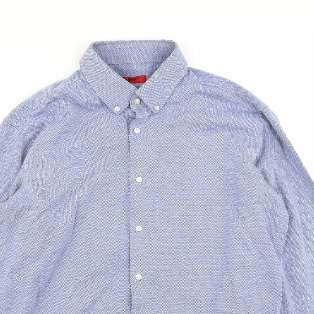 HUGO BOSS Mens Blue    Dress Shirt Size 16.5