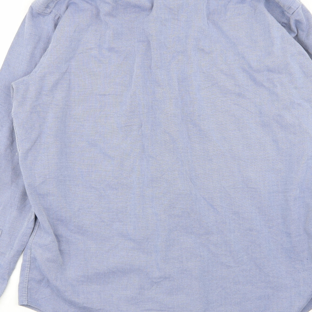 HUGO BOSS Mens Blue    Dress Shirt Size 16.5