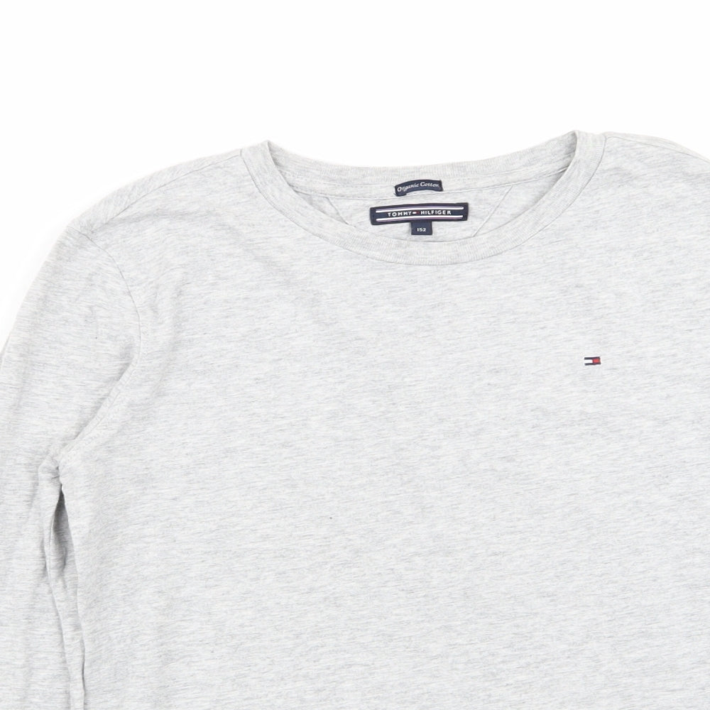 Tommy Hilfiger Boys Grey   Basic T-Shirt Size 12-13 Years