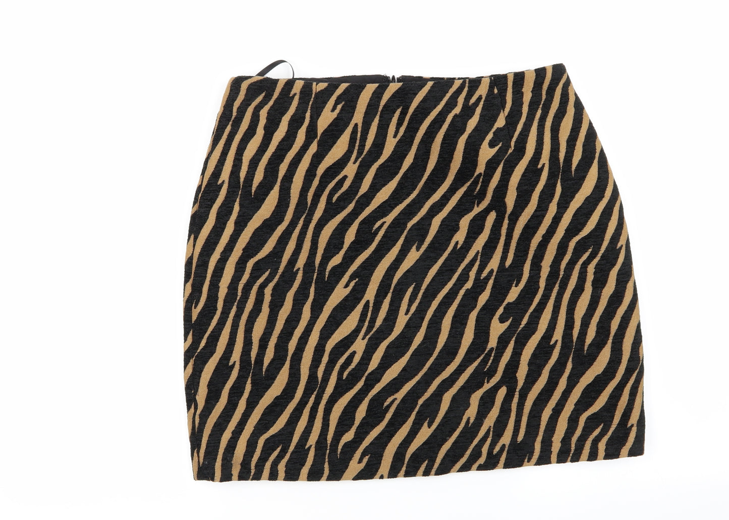 Warehouse Womens Multicoloured Animal Print  Mini Skirt Size 10