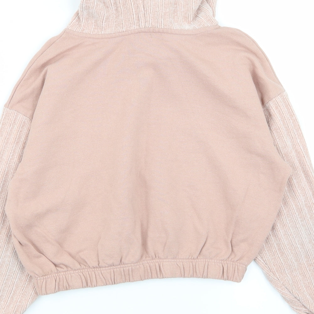 River Island Girls Pink   Pullover Jumper Size 9-10 Years  - Sequins all over