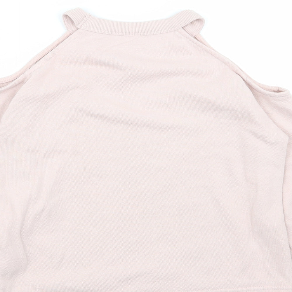 NEXT Girls Pink   Pullover Jumper Size 9 Years  - sequin