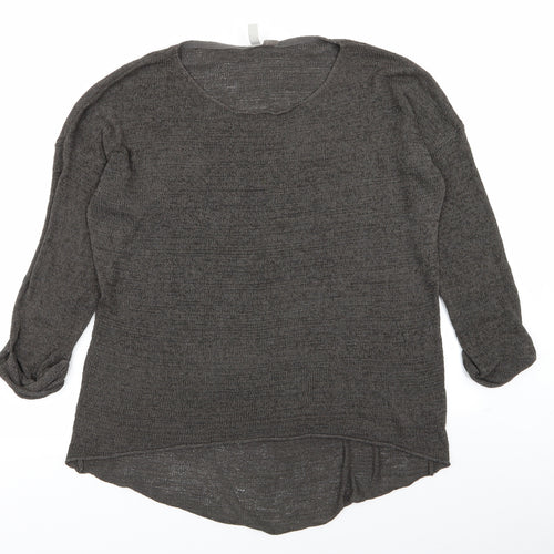 H&M Womens Grey   Pullover Jumper Size M