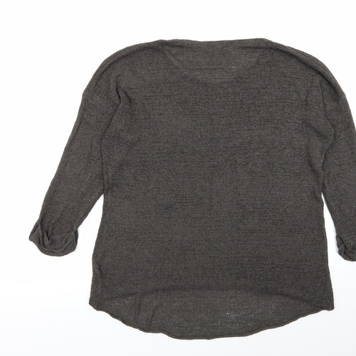 H&M Womens Grey   Pullover Jumper Size M