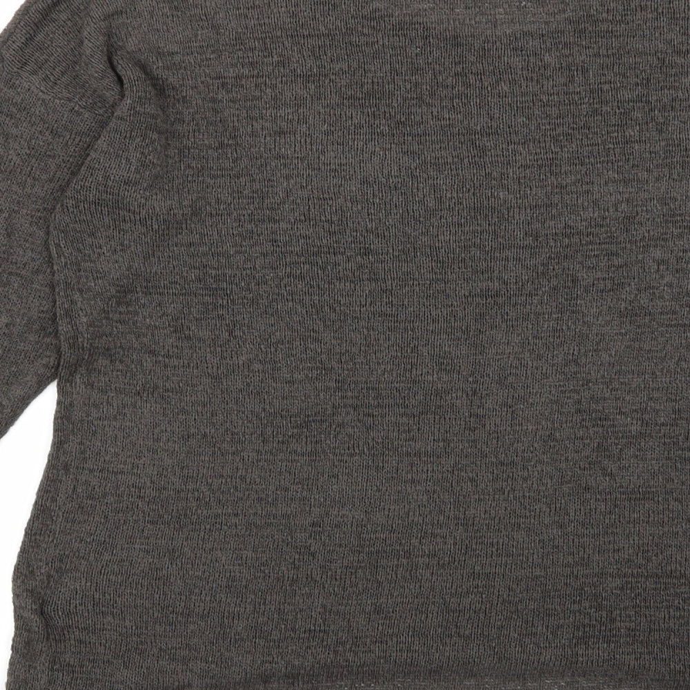 H&M Womens Grey   Pullover Jumper Size M