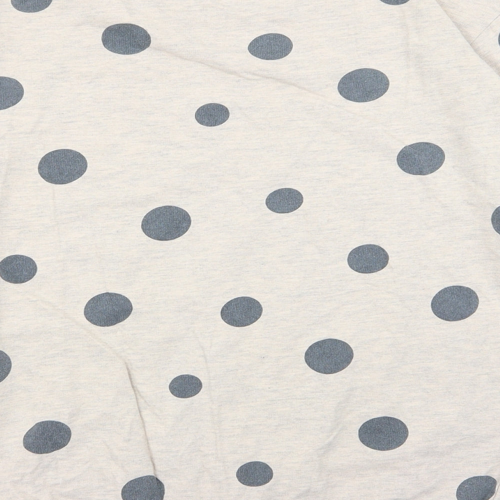 H&M Womens Beige Polka Dot  Pullover Jumper Size M