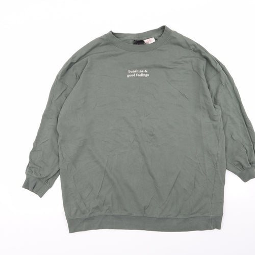 H&M Womens Green    Jumper Size M