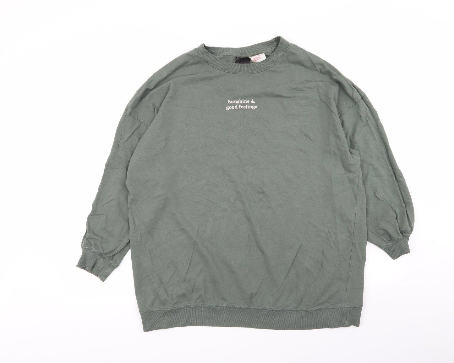H&M Womens Green    Jumper Size M