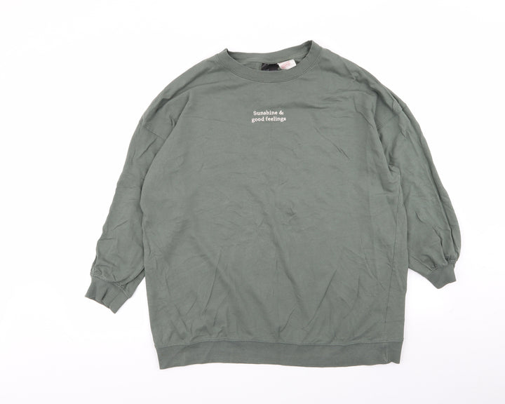 H&M Womens Green    Jumper Size M