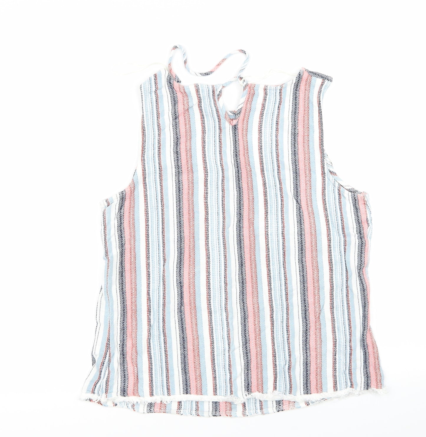 Falmer Heritage Womens Multicoloured Striped  Basic Tank Size 14