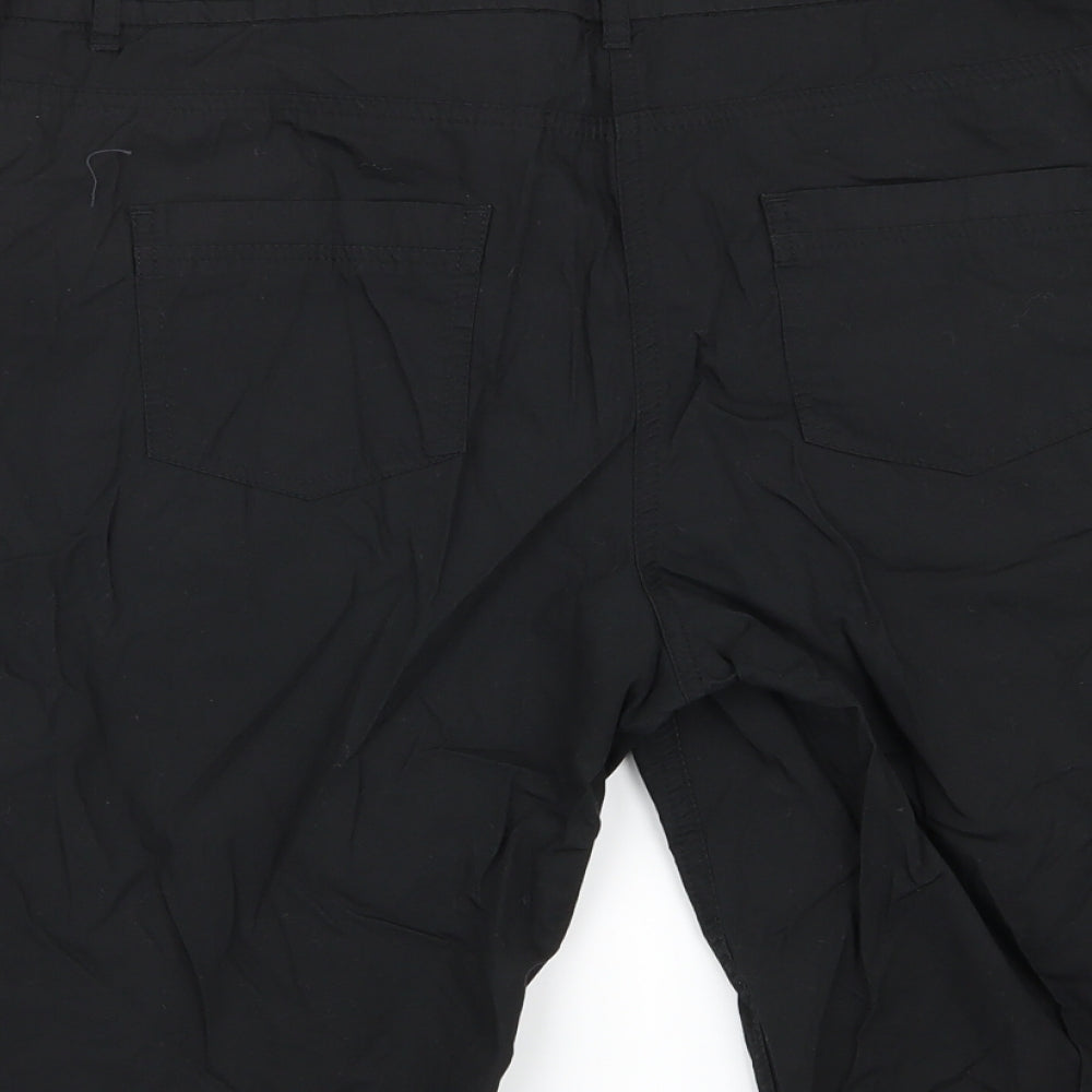 Dorothy Perkins Womens Black   Chino Shorts Size 14