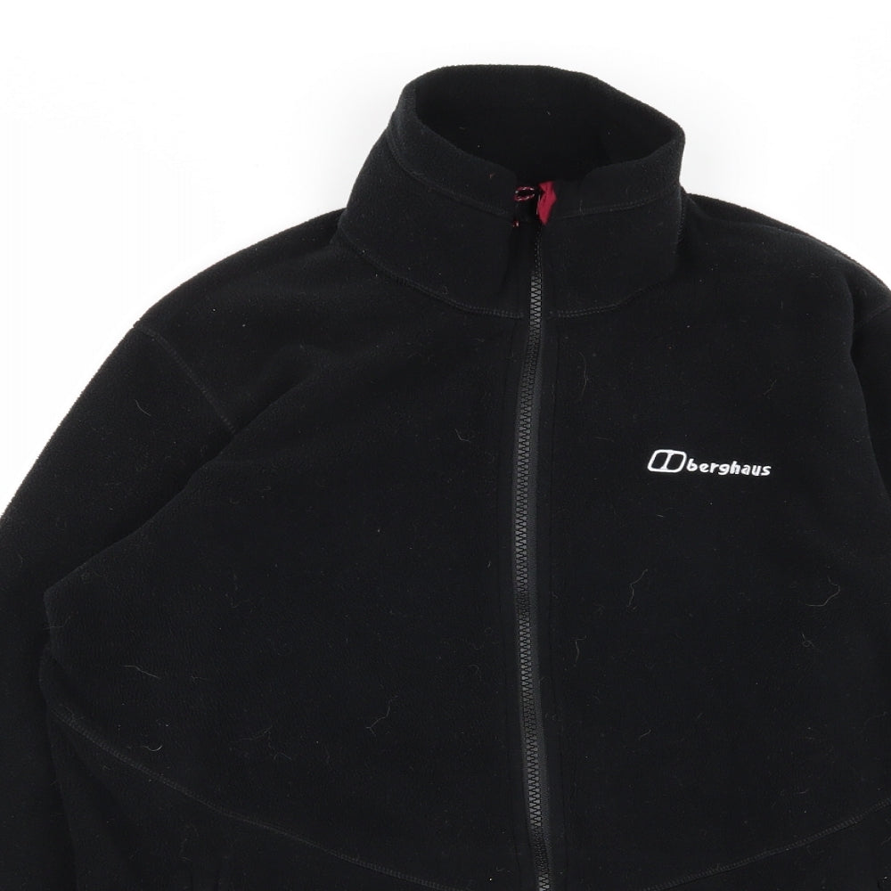 Berghaus Womens Black   Full Zip Jumper Size 16  - fleece