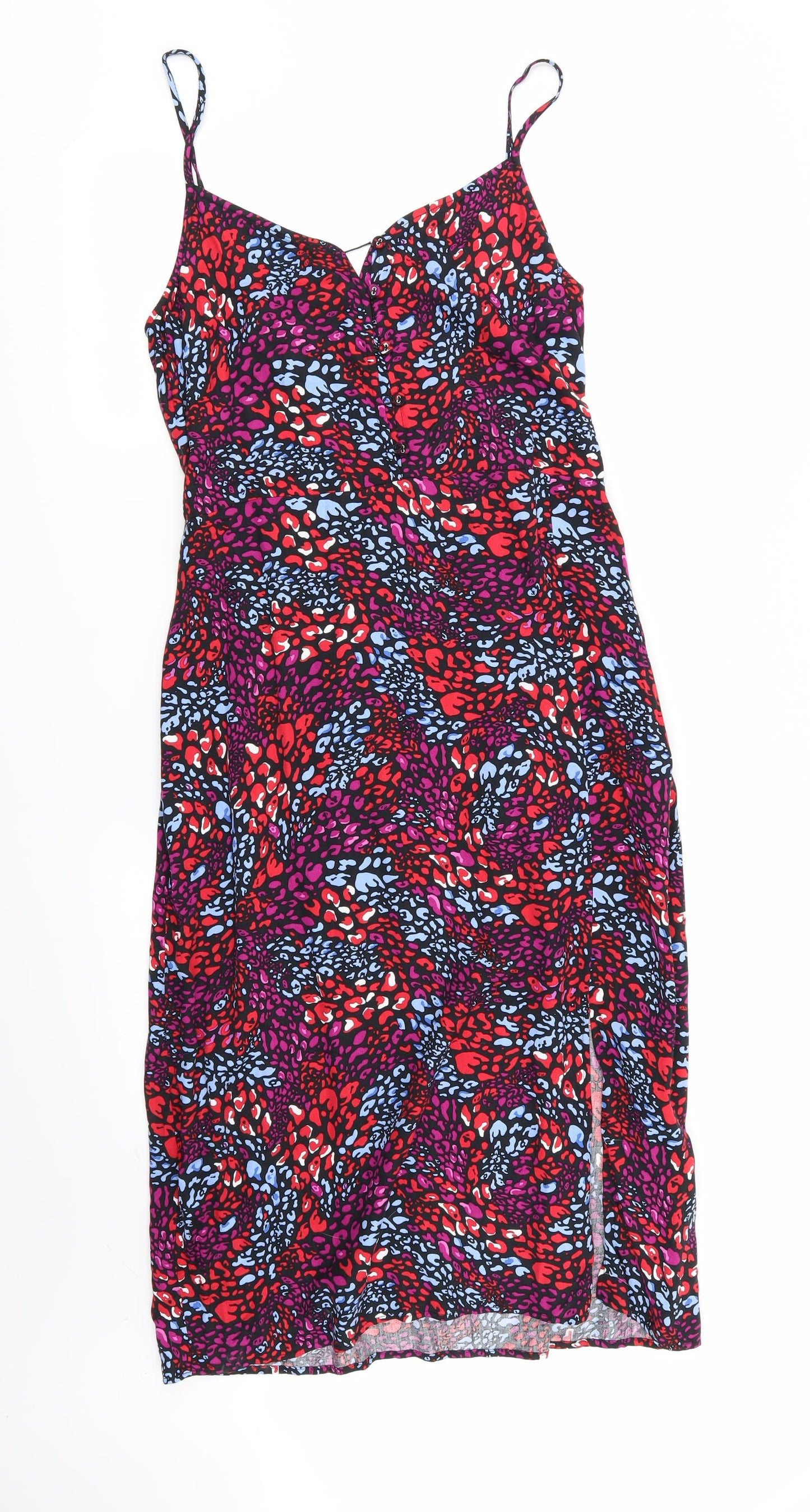 TU Womens Multicoloured Geometric  A-Line  Size 12