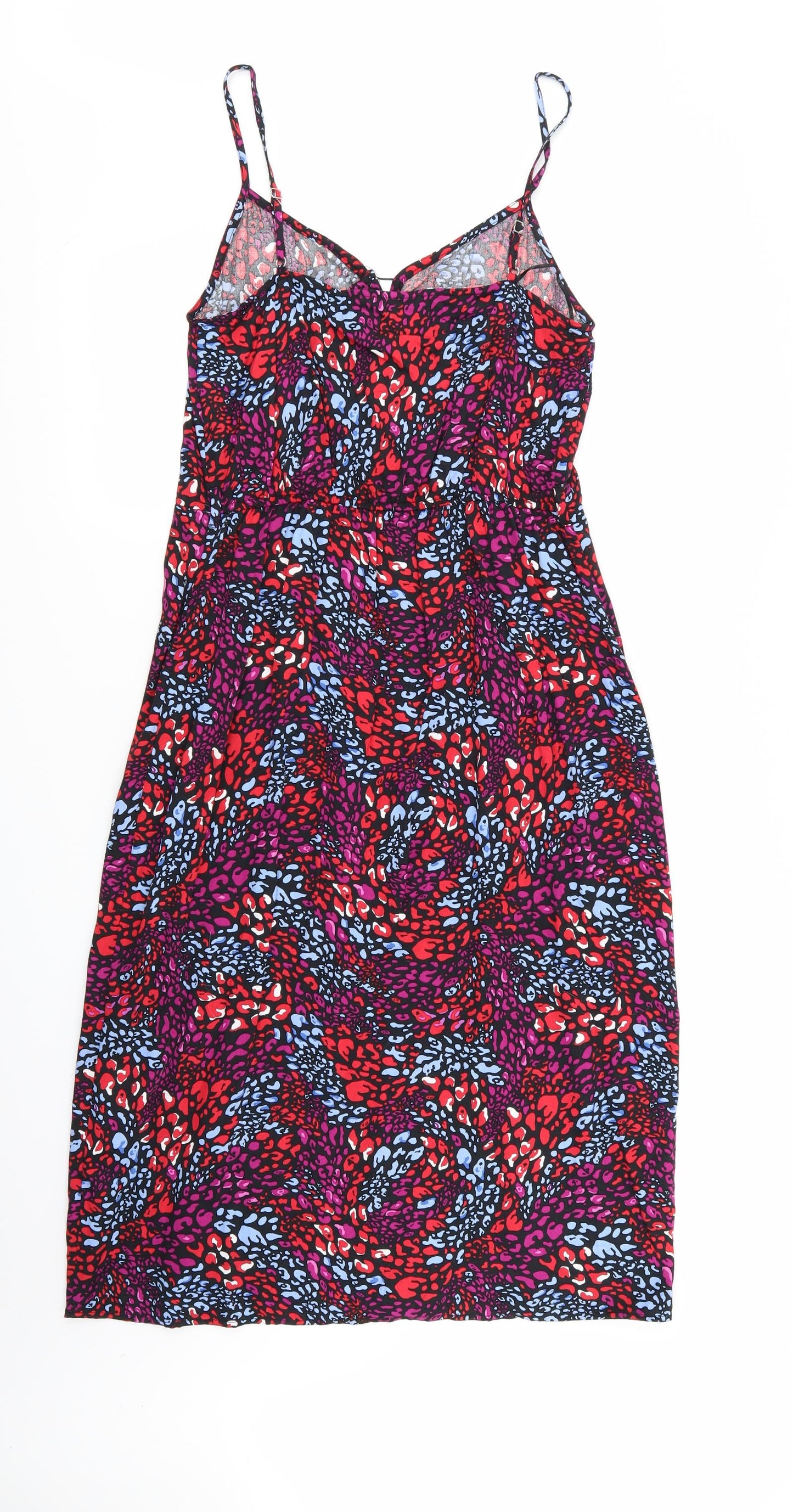 TU Womens Multicoloured Geometric  A-Line  Size 12