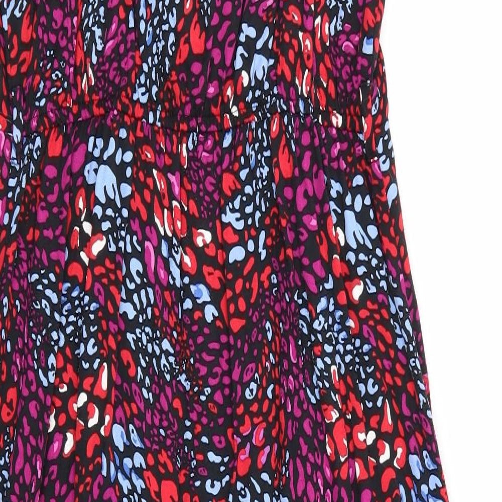 TU Womens Multicoloured Geometric  A-Line  Size 12